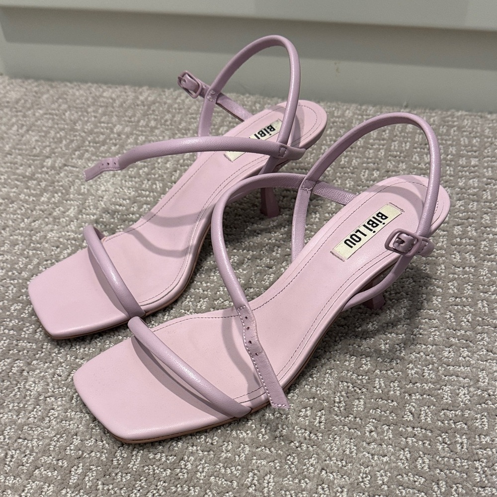 Women's BiBiLou Lavender Strappy Heels